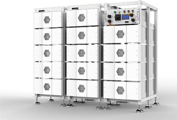 Indoor 96 kWh High-Voltage Rack Battery